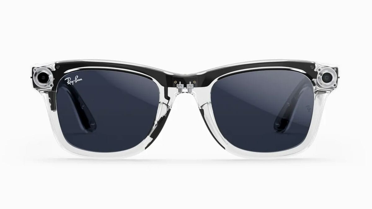 Ray-Ban 與 Meta 聯手,推出全新透明款 AI 智慧眼鏡,讓科技潮流隨身攜帶!
