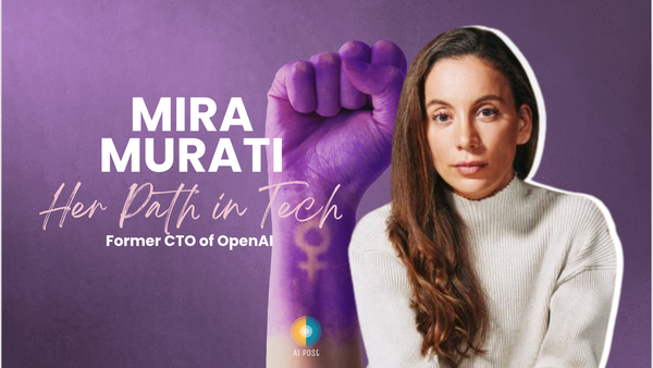 【Her Path in Tech】Mira Murati 是誰？從 OpenAI 技術長到 AI 創業者，她如何走在時代最前線
