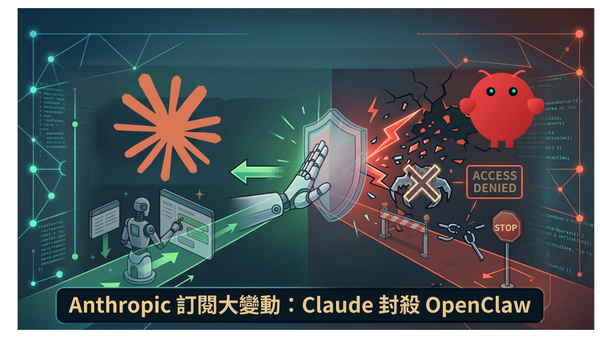 Anthropic 訂閱大變動：Claude 封殺 OpenClaw存取